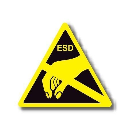 Ergomat 17in TRIANGLE SIGNS - ESD DSV-SIGN 289 #5025 -UEN
